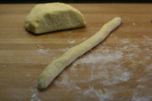 tiras para ñoquis de patata